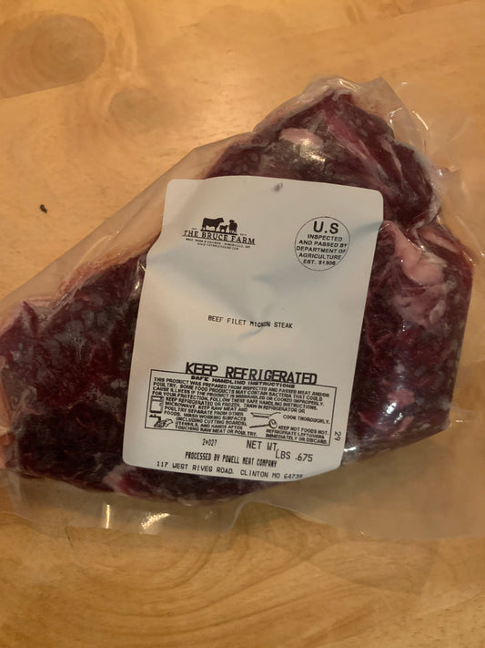 Beef Filet Steak - 1 8oz per package